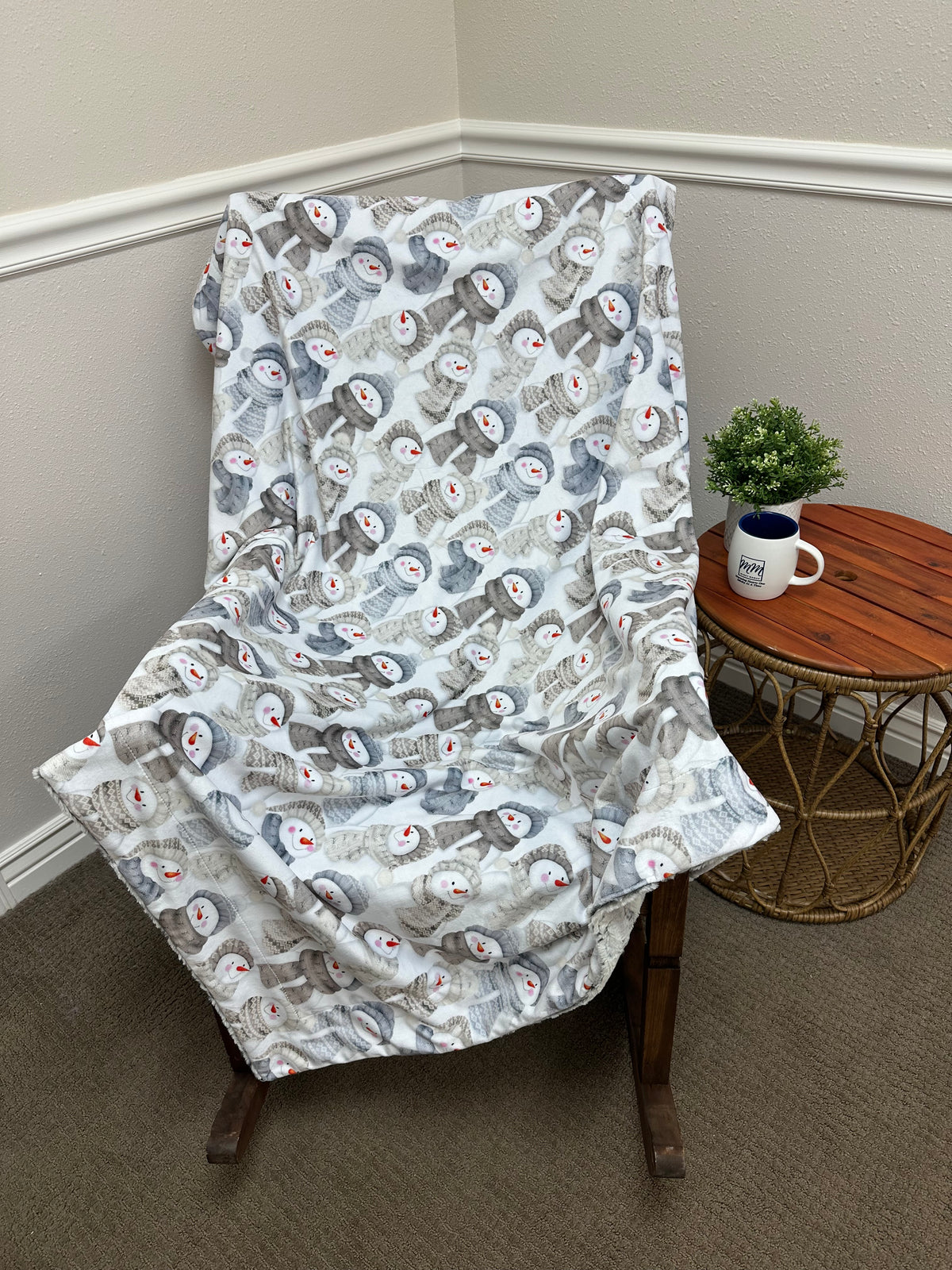 Snowman Throw