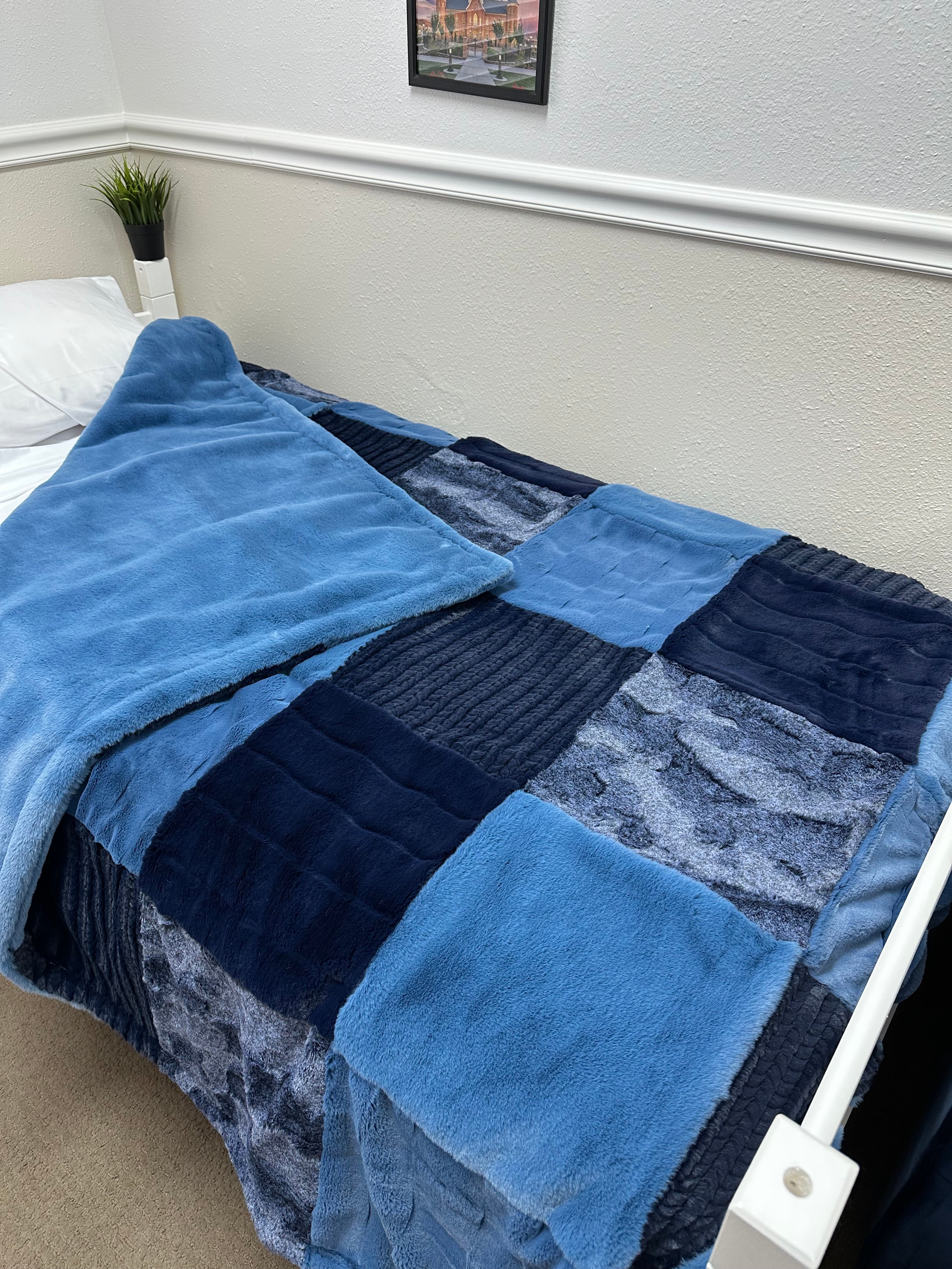 Jeans Blue Minky Mama