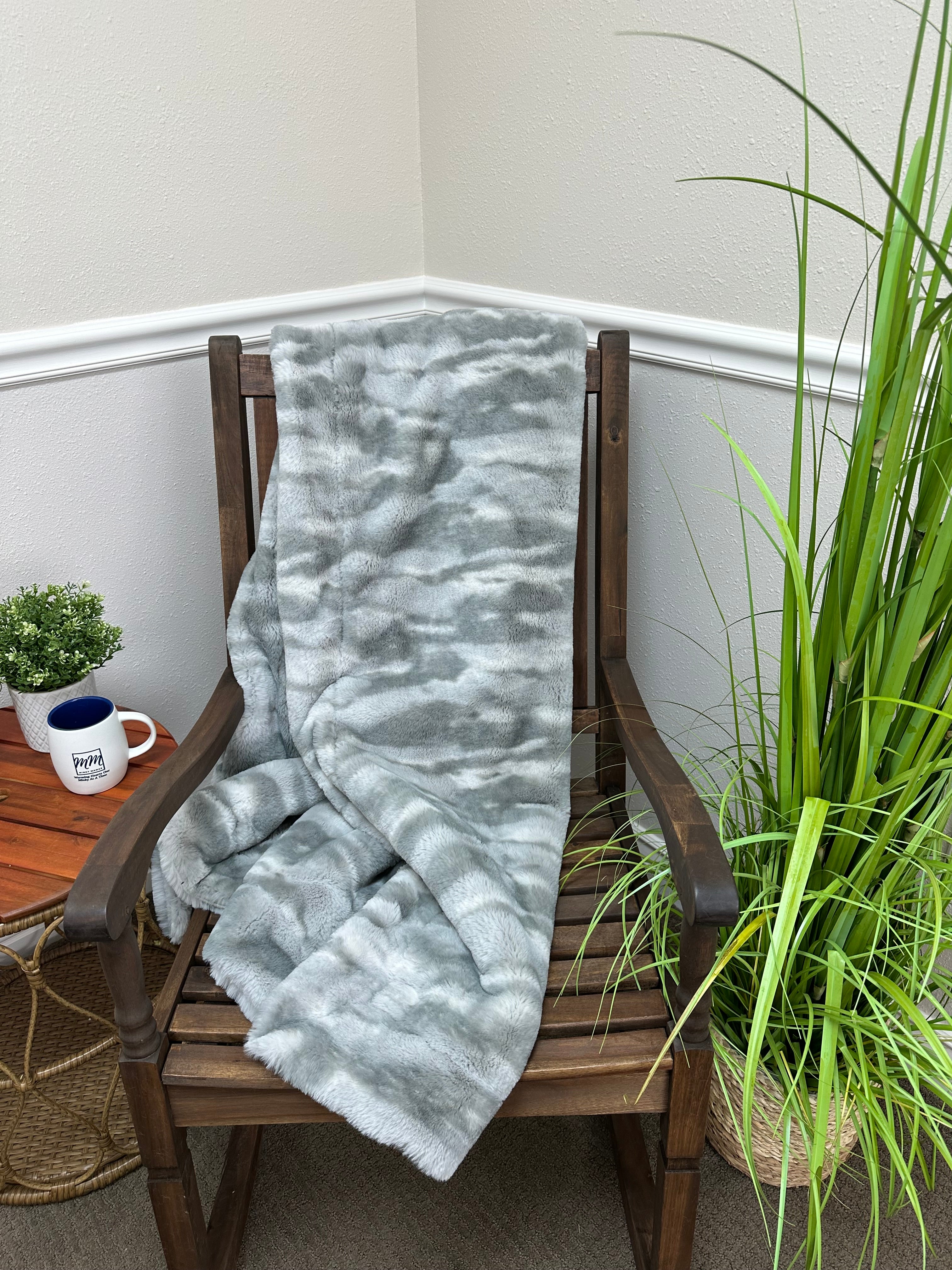 Silver Lining Wild Bunny Throw