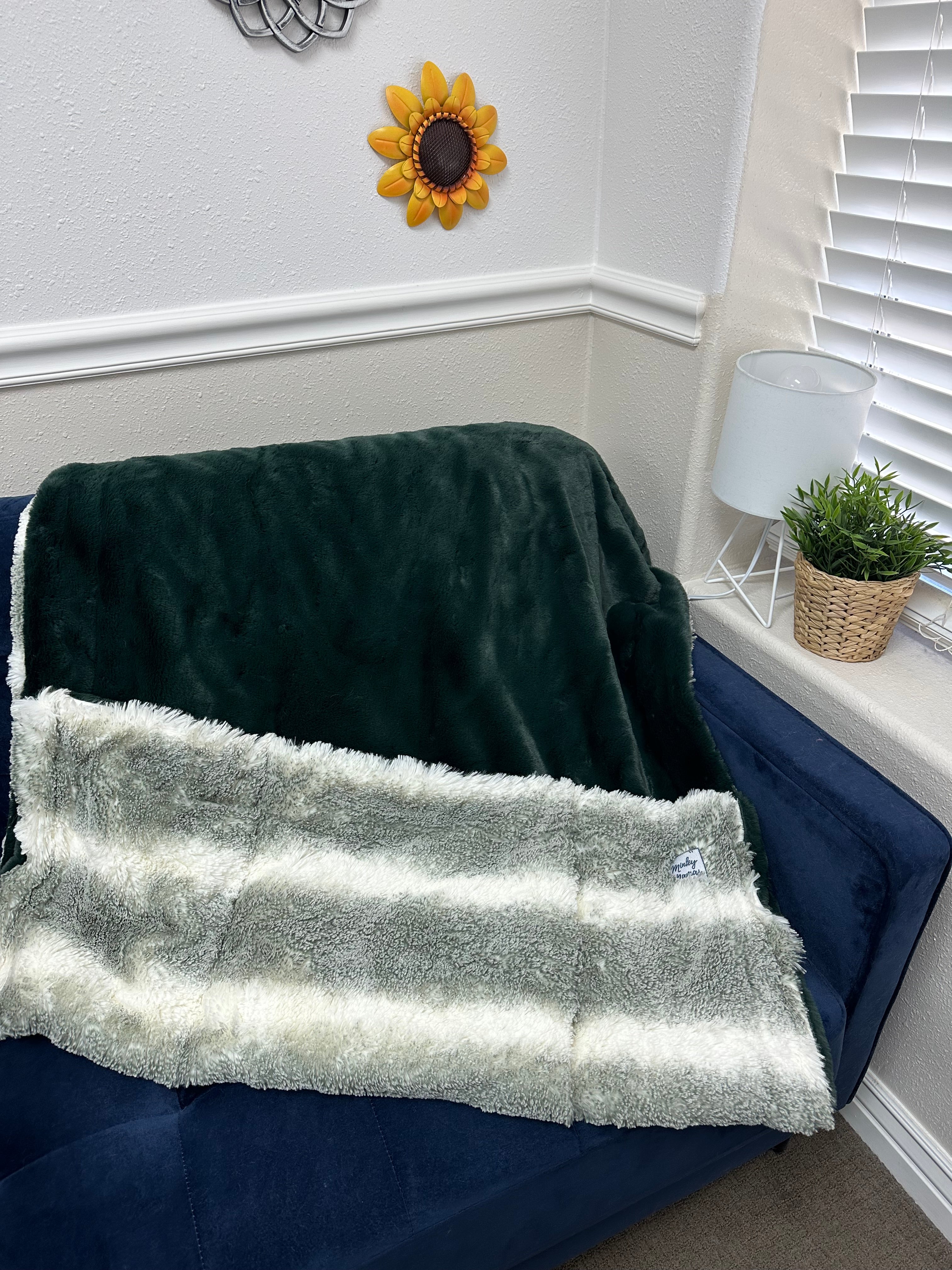 Arctic Chinchilla Travel Blanket