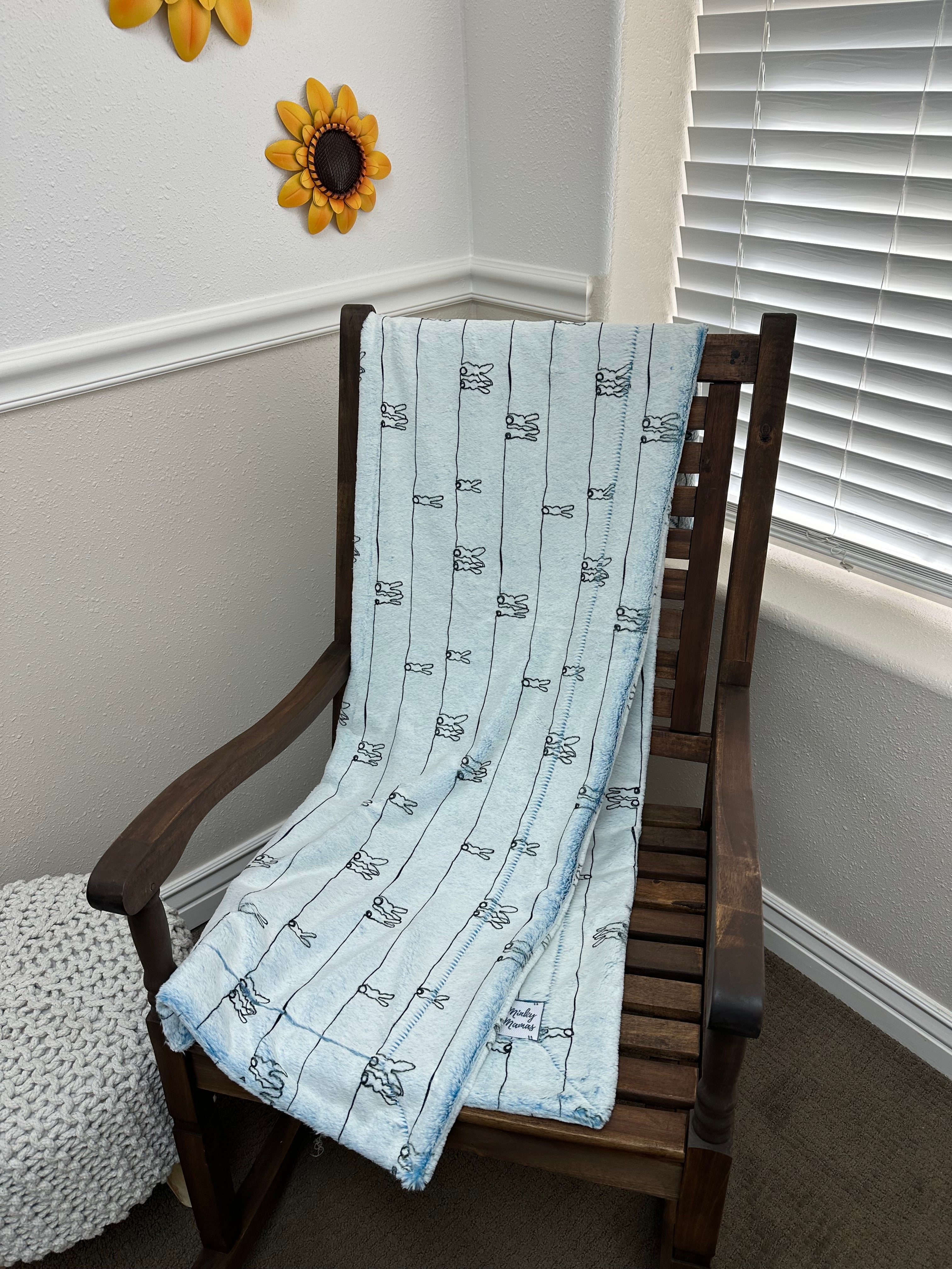 Double sided Doodle Bunny Thrap