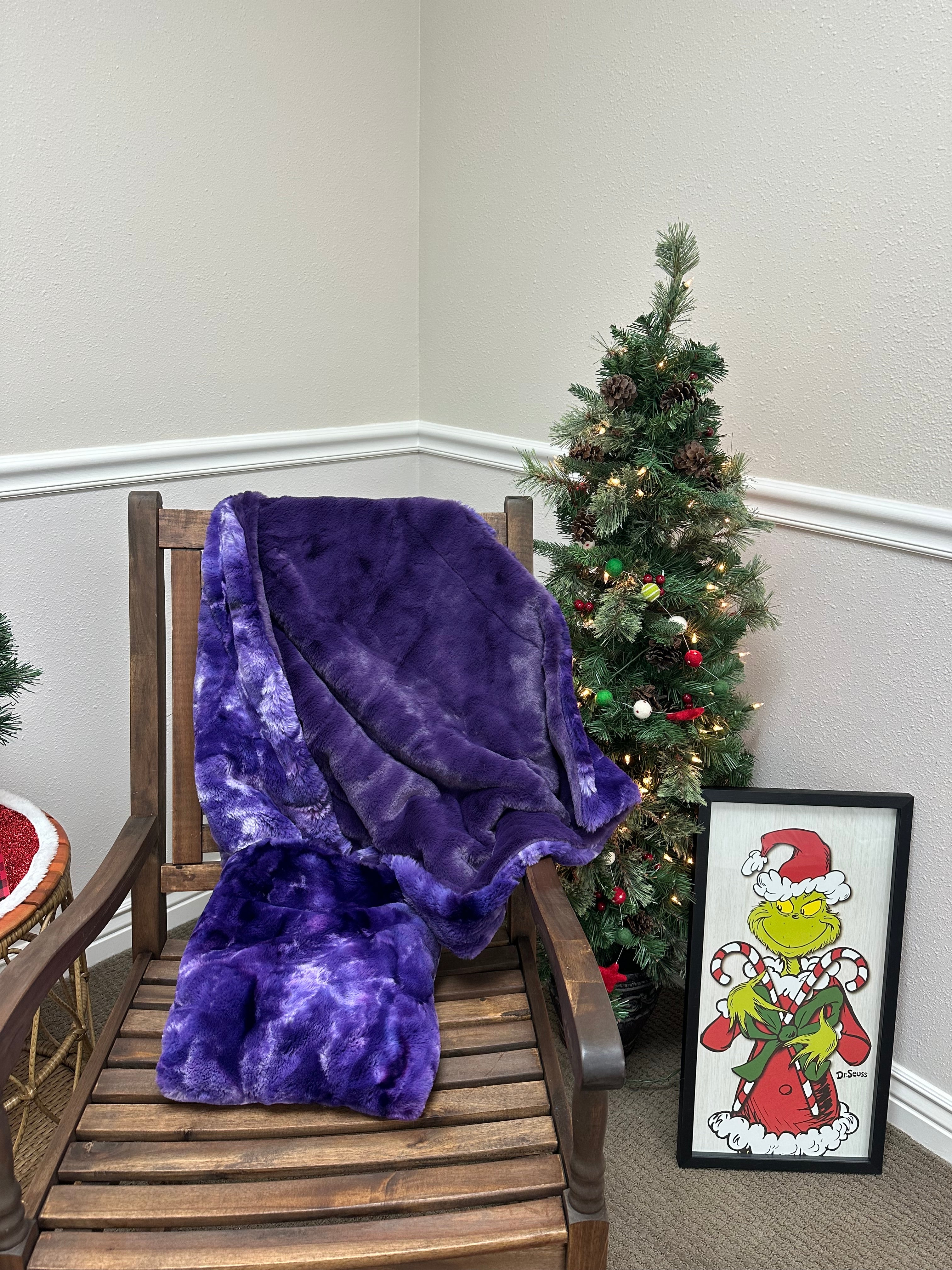 Grape Jam Travel Blanket
