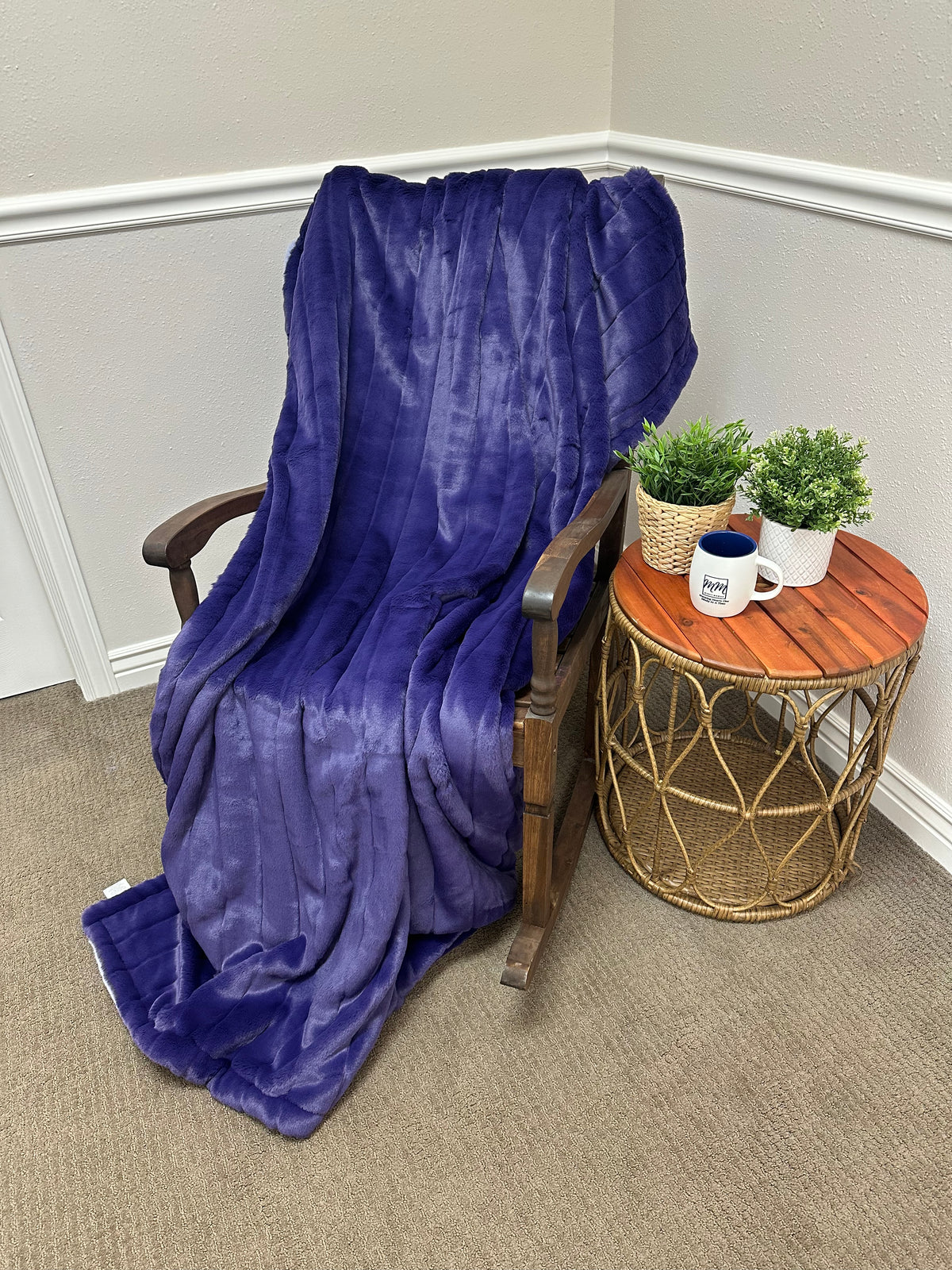 Purple Sydney Minky Mama