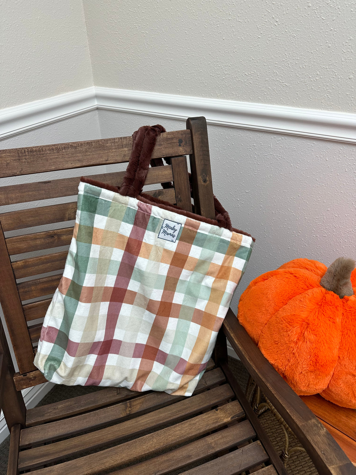 Fall Plaid Carry All