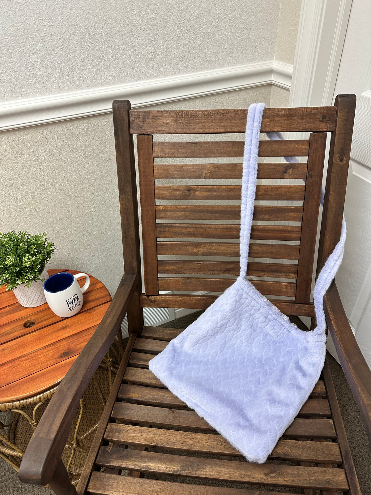 Lavender Messenger Bag