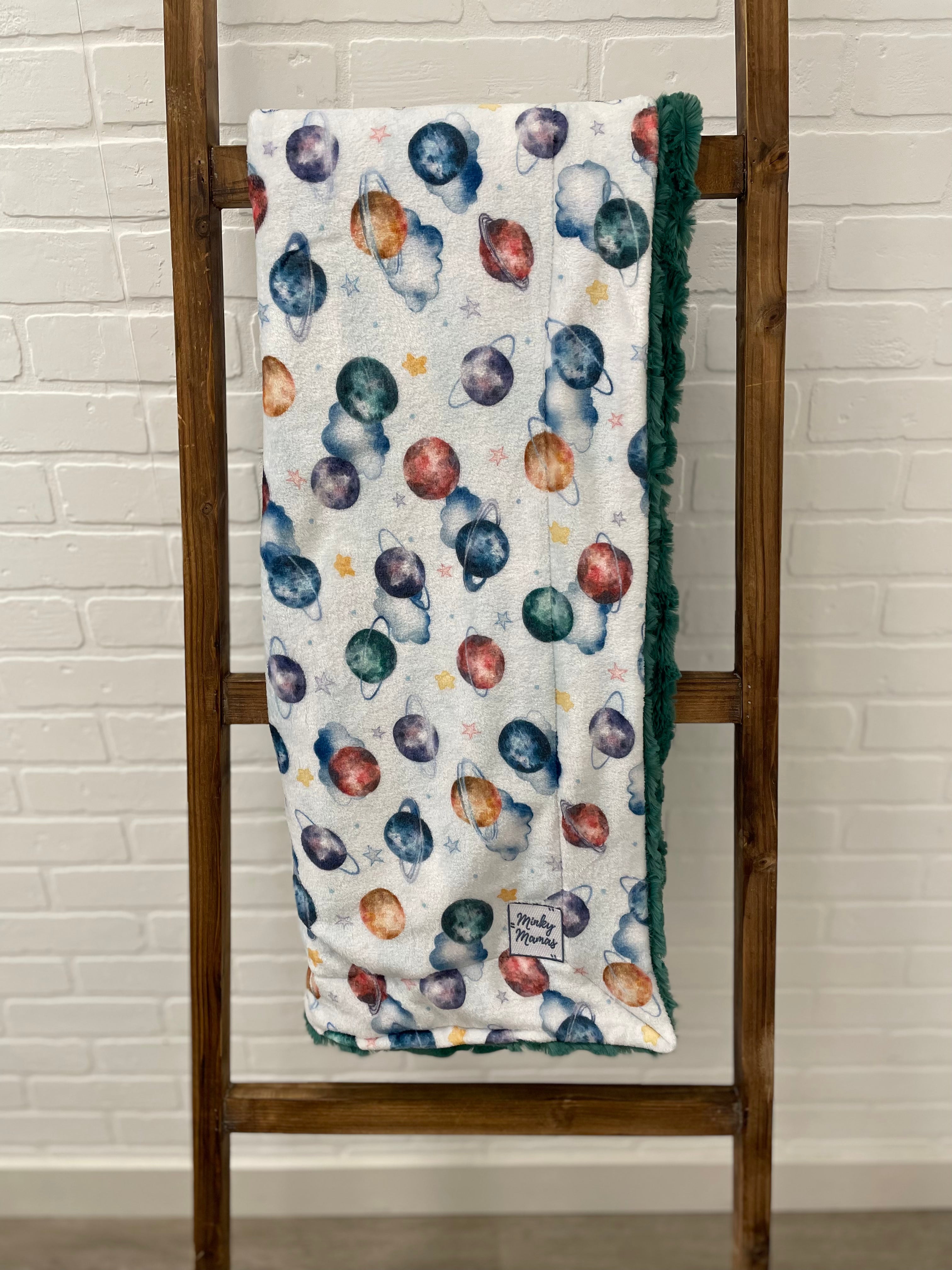 Outer Space Print/Bella Simple Throw