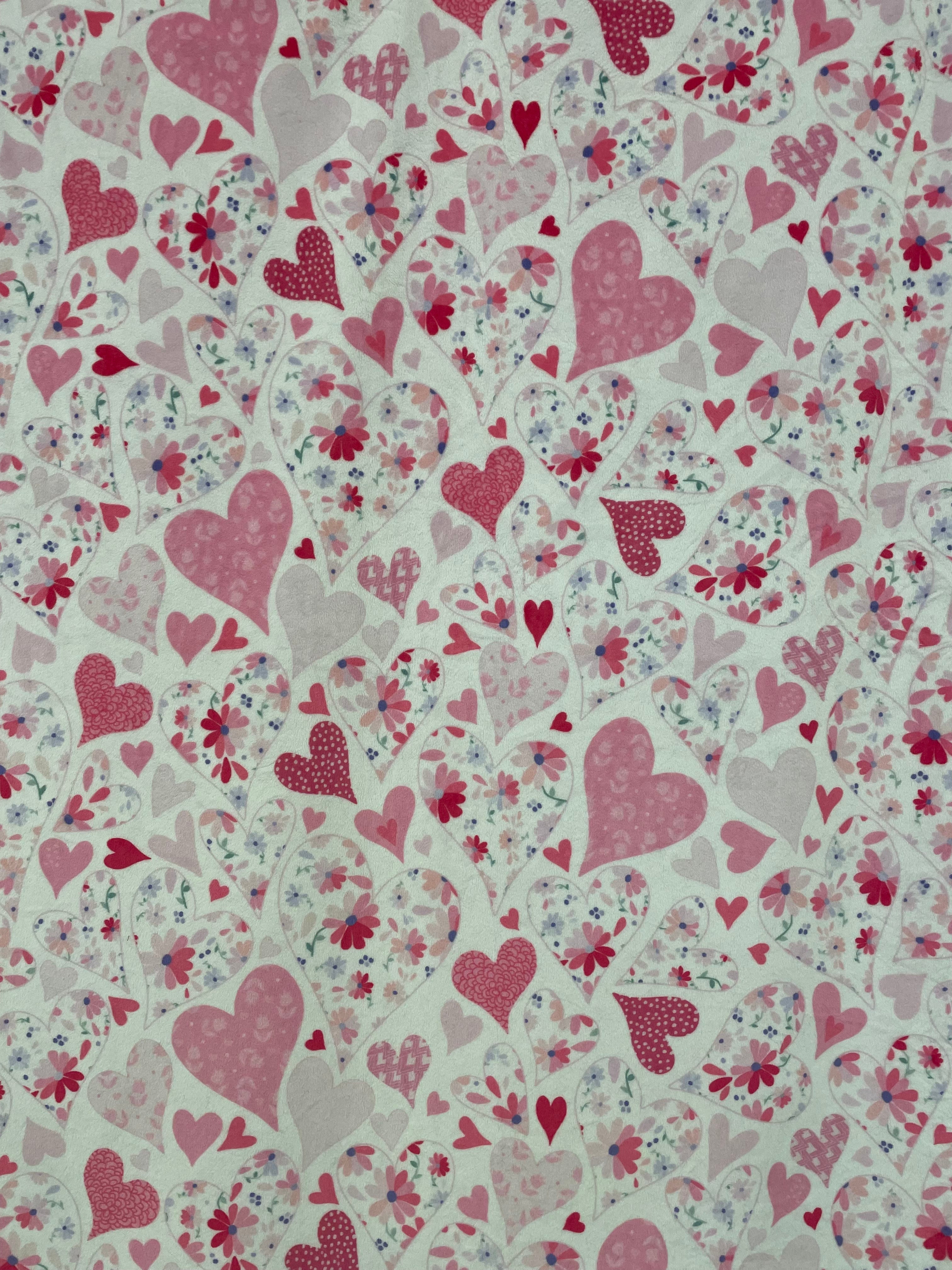 Valentines Print/Velvet Punch Simple Minky Mama