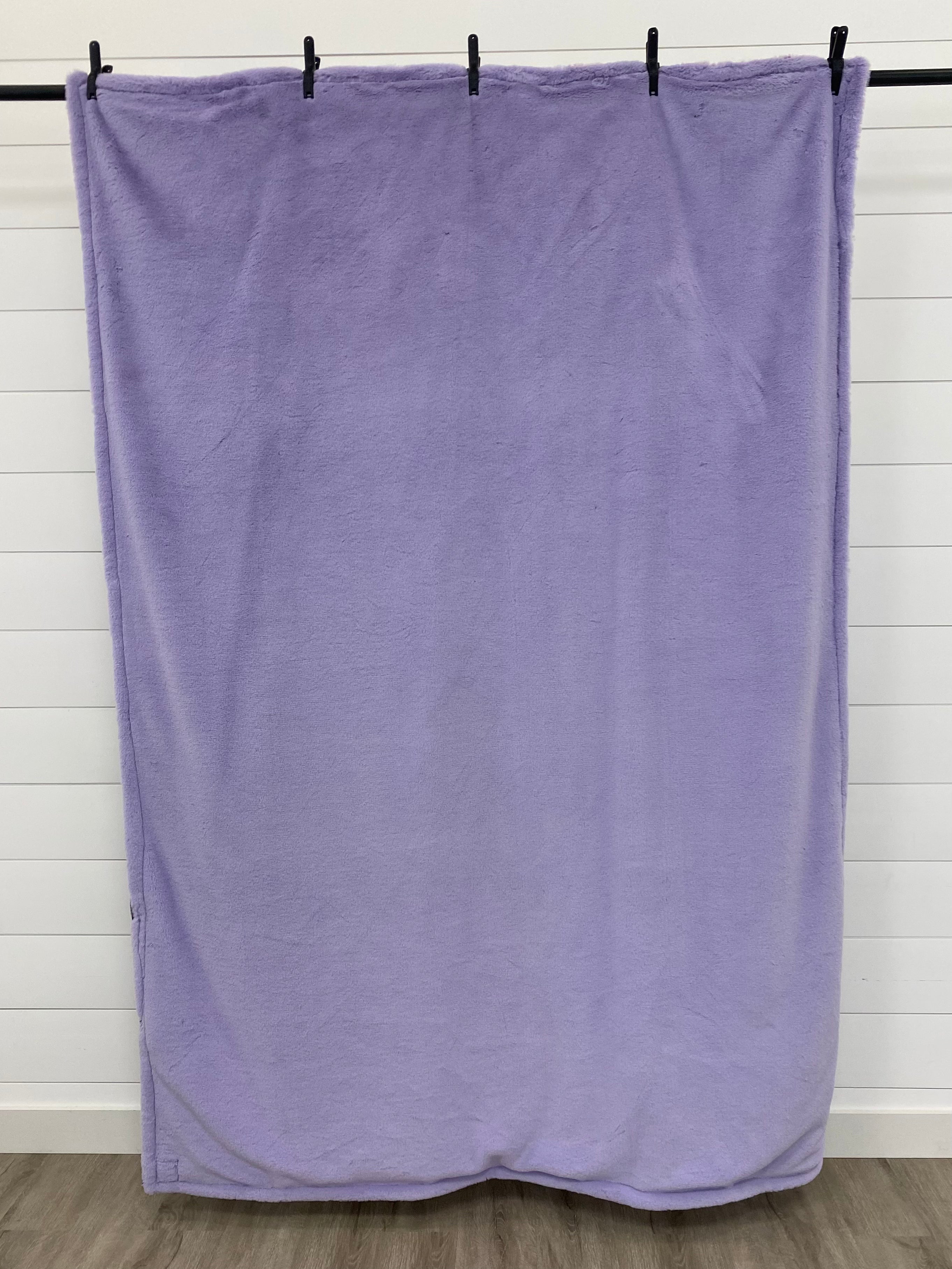 All Purple Ombre Minky Mama With Encore on the Back