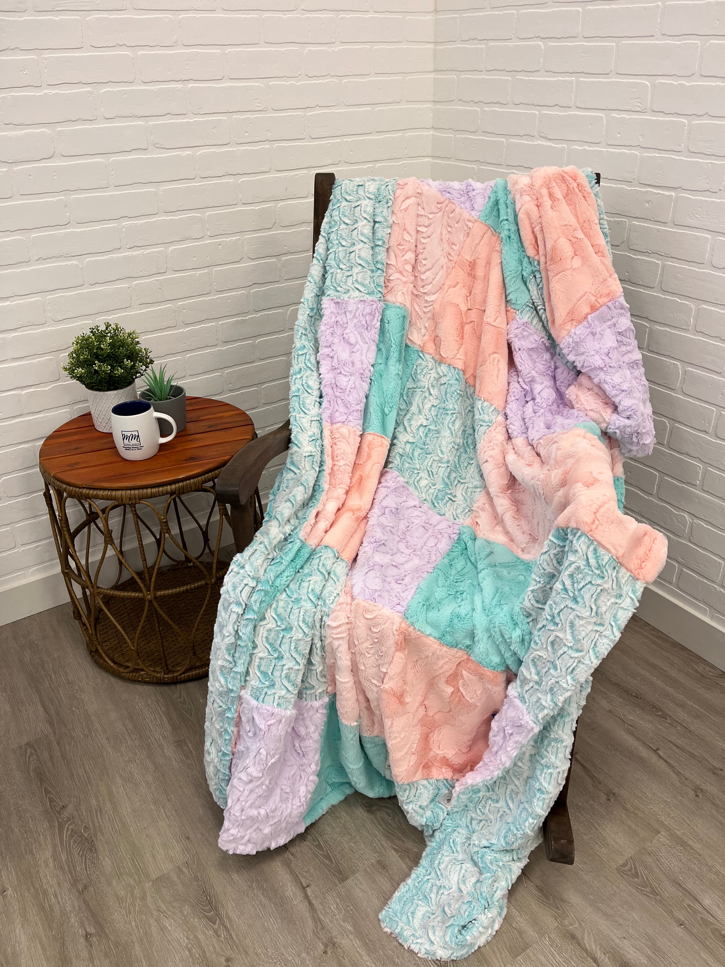 Spring Patchwork Minky Mama
