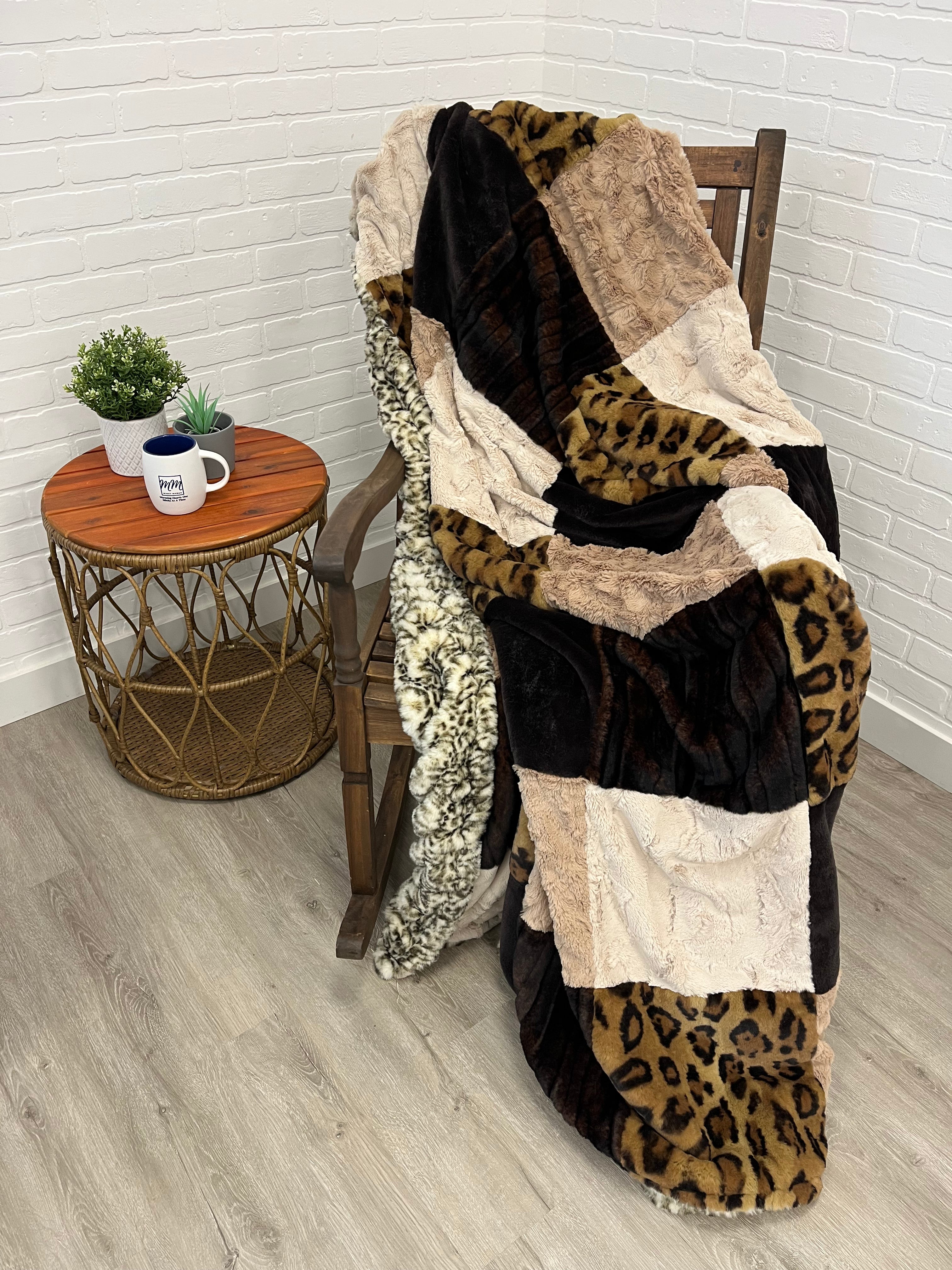 Cheetah Milan PW Minky Mama