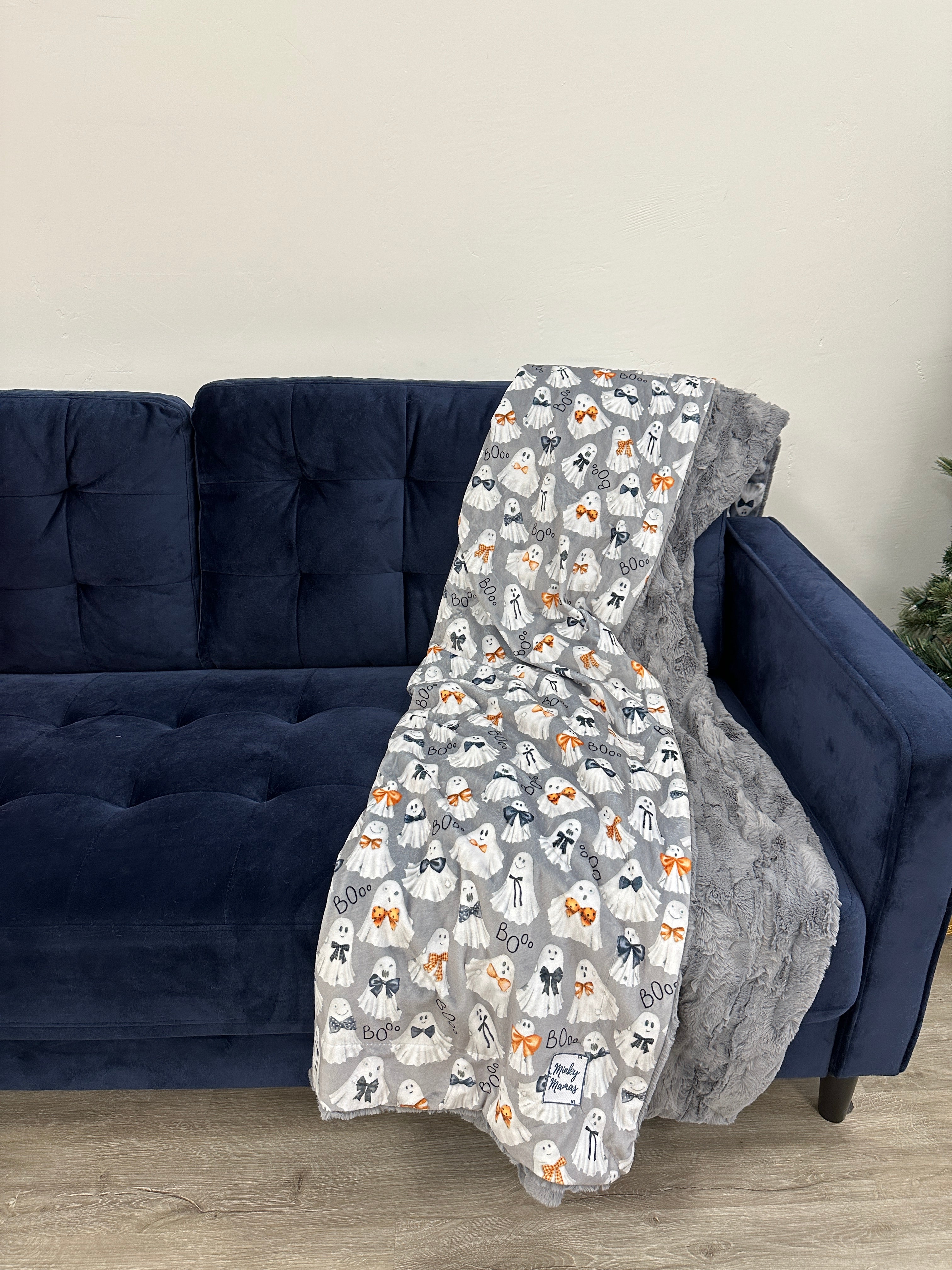 Boo Ties Simple Minky Mama