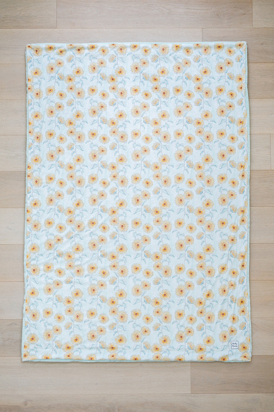 Sunflower Print Simple Minky Mama