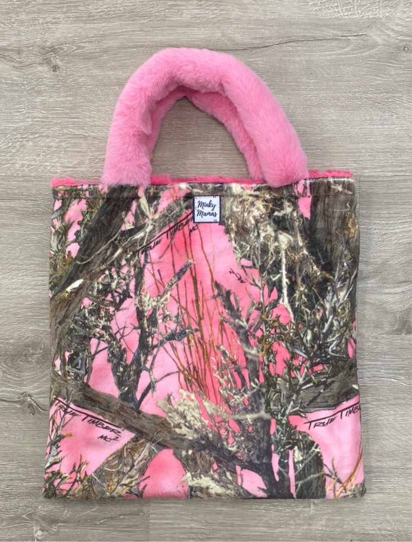 Pink Real Tree Camo Small Bag